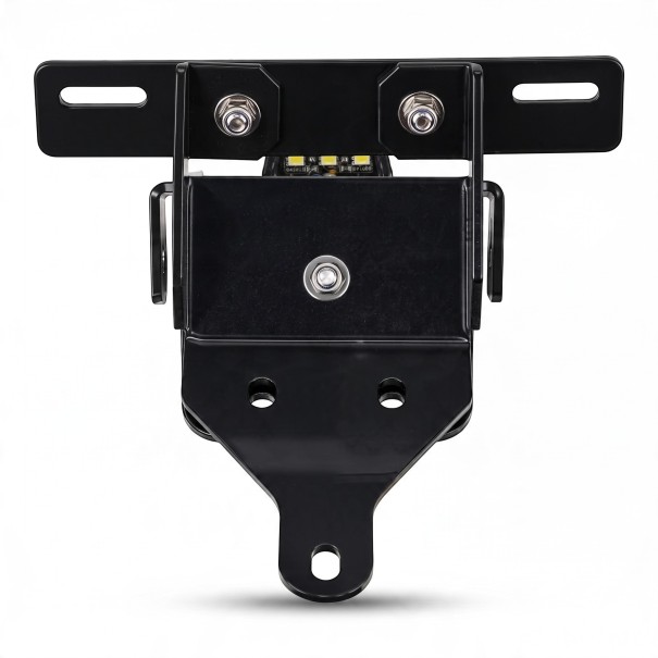Registreringsskylthållare för CFMOTO 450SR 450NK 450SS 300SR 250SRS Kort med LED-belysning 18 x 17 x 7,5 cm Aluminium Svart För motorcykel och sportig 1