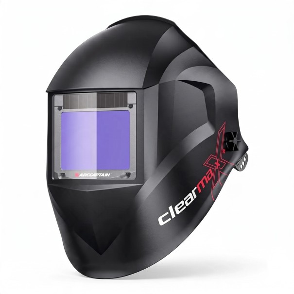 Självtonande svetsmask Optik 1/1/1/1 Visir 10 x 9,3 cm 4 bågsensorer Material PA För svetsning och slipning 1