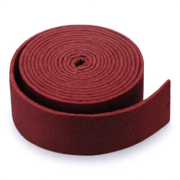 Universell slipdukroll 12,7 x 100 cm Tjocklek 8 mm Nylonduk Kastanjebrun För slipning av lack och ytförberedelse 1