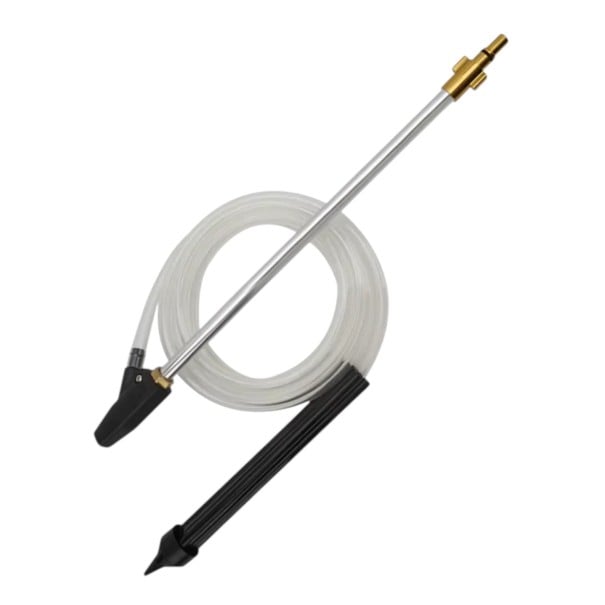 Sats för sandblästring med högtryckstvätt Bosch och Makita Sandblästringsmunstycke med keramisk kon Tillägg 46 cm Slang 3 m För rost och gammal färg 1
