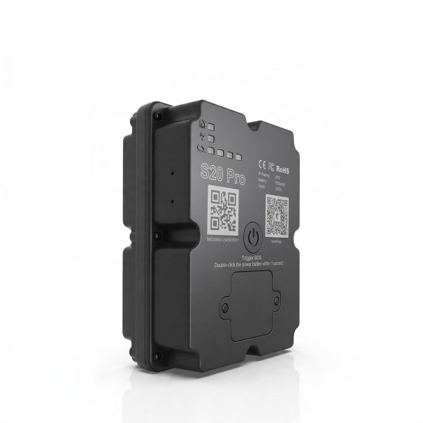GPS-lokator 4G S20 Pro Magnetisk 9,5 x 7,2 x 3,5 cm Batteri 7500 mAh Vattentät IP67 Svart Bilövervakning i realtid 1