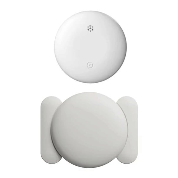 Lokator S10 med silikonfodral för iPhone eller Android Apple Find My och Google Find My Vattentålig För nycklar och bagage vit