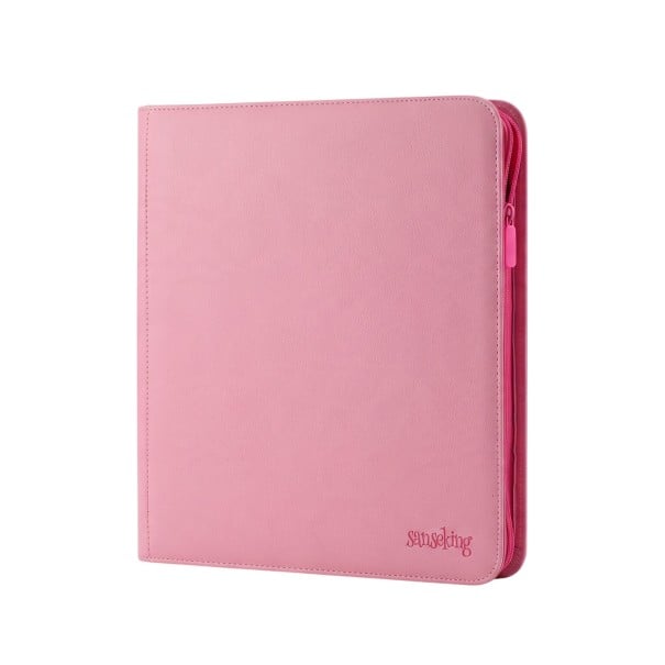 Fotoalbum na zip 480 kapes 7 x 9,5 cm 12 kapes na stranu PU kůže Oboustranné listy Na fotky a sběratelské karty 1