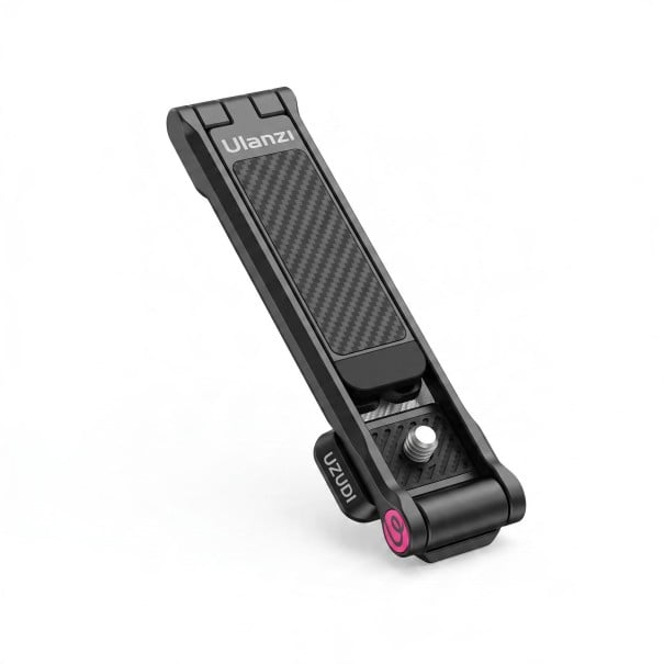 Magnetický stativ Ulanzi MA66 pro DJI Osmo Pocket 3 Rychloupínací Skládací Hliníková slitina a silikon Černý Stativ i rukojeť na vlog 1