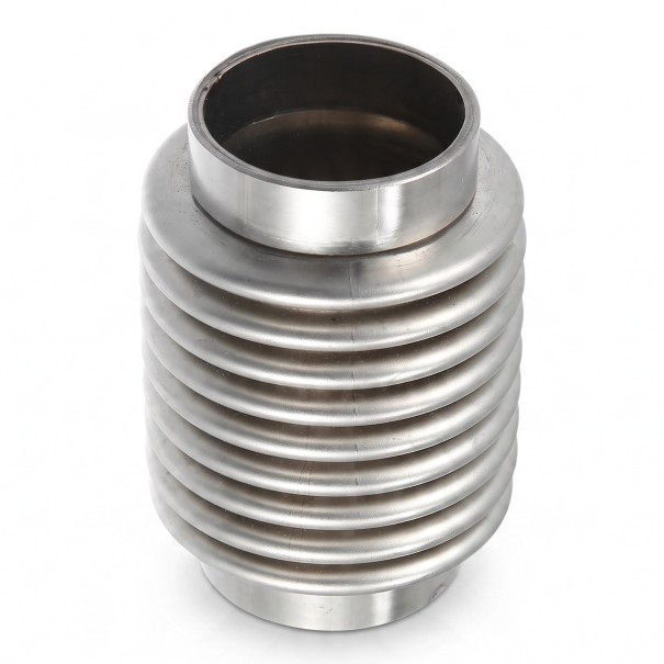 Flexibel avgasanslutning 45 x 51 x 95 mm Avgasrörsmanchett Hållbart rostfritt stål Silver Dämpning av vibrationer Universell för bil 1