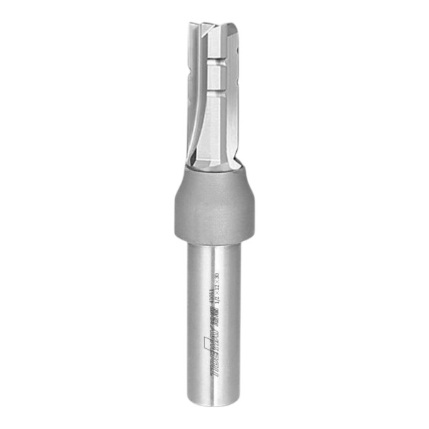 Fréza na drážky 12 x 30 mm Rovná trojbřitá TCT Stopka 1/2 palce 12,7 mm Tvrdokov Horní frézka i CNC Stříbrná Dřevo a dřevotříska 1