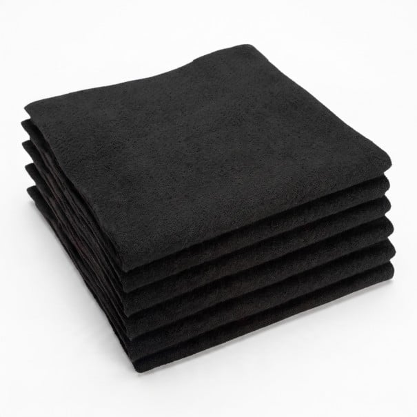Manta de soldadura e base não inflamável Resistência ao fogo 1000 °C Dimensão 1 x 1 m Espessura 5 mm Feltro de carbono pré-oxidado Preto 1