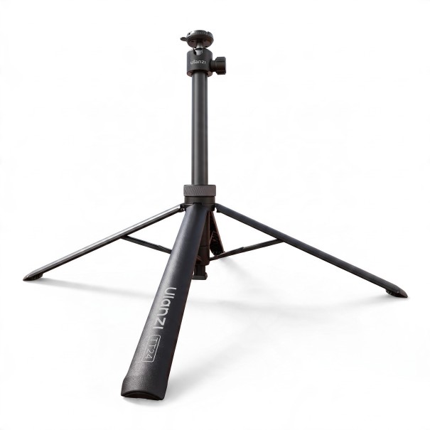 Selfie stick con treppiede Ulanzi TT24 1,48 m Piastra di rilascio rapido Cka Testa a sfera 360° Treppiede a quattro gambe Nero per action camera 1