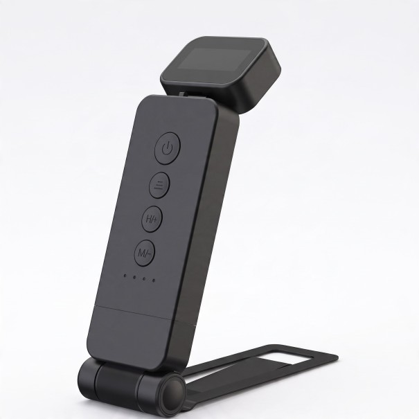 LED-Lampe für Bücher mit Display und Timer 10,7 x 2,8 cm USB-Aufladung 500 mAh 3 Lichttemperaturen Zum Lesen schwarz