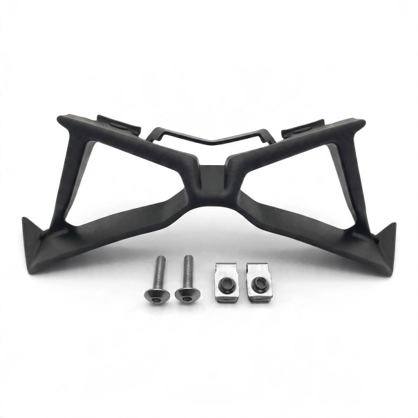 Etupainespoileri Yamaha MT-09 ja MT-09 SP 2017–2020 Leveys 376 mm ABS muovi 3 mm Musta Aerodynaaminen Urheilullinen Moottoripyörälle 1