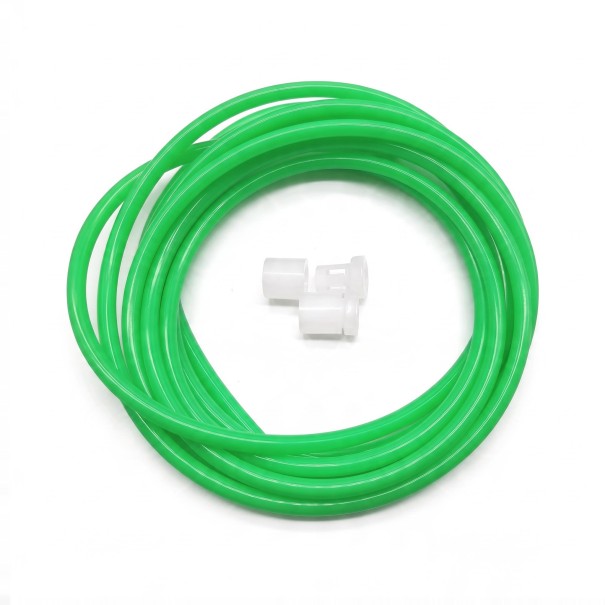 Replacement Rope for Jump Rope NEVERTOOLATE PVC 3.5 m Diameter 5.3 mm Hardness 80A Cotton Core For Training and Freestyle green