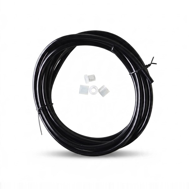 Replacement Rope for Jump Rope NEVERTOOLATE PVC 3.5 m Diameter 6 mm Hardness 80A Vinyl Rope For Beginners and Freestyle black
