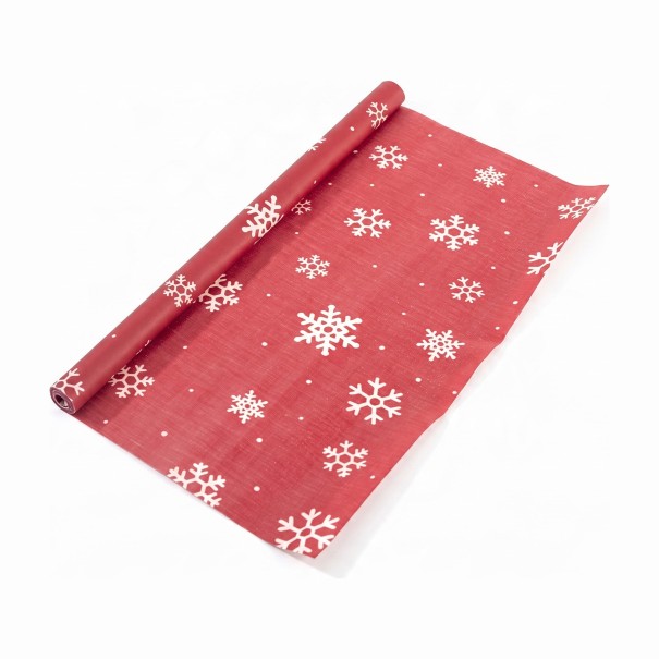 Ubrouco de cera para alimentos em rolo 100 x 30 cm Cera de abelha e algodão Embalagem cortável para pão, queijo, fruta e tigelas vermelho