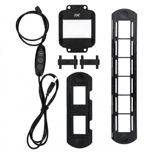Sada pro digitalizaci negativů 35 mm LED podsvícení 42 LED CRI 95+ Držák filmu i diapozitivů Černá pro skenování fotoaparátem a mobilem 1