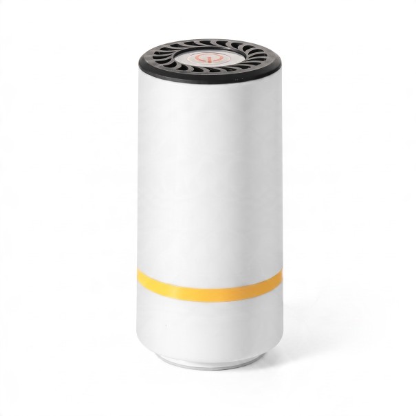 Handvakuumpumpe für Lebensmittel mit USB-Ladeanschluss Mini elektrische Vakuumierer 4,6 l/min Ein Knopf Weiß Für Beutel und Dosen 1