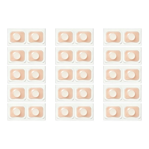Náhradní čtvercové náplasti pro magnetický nosní dilatátor 30 ks na 15 použití Samolepicí pro snadnější dýchání nosem proti chrápání 1