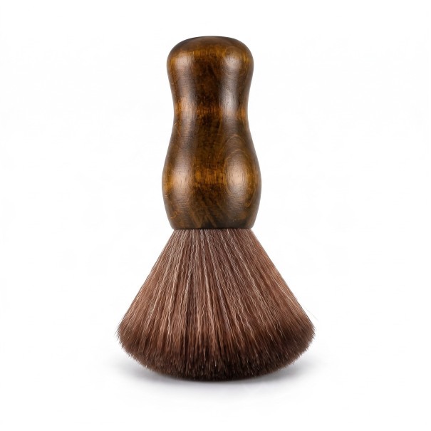Anti-static Brush for Vinyl Records 16 cm Ergonomic Solid Wood Handle Soft Dense Bristles Brown For LP Records and Turntables 1