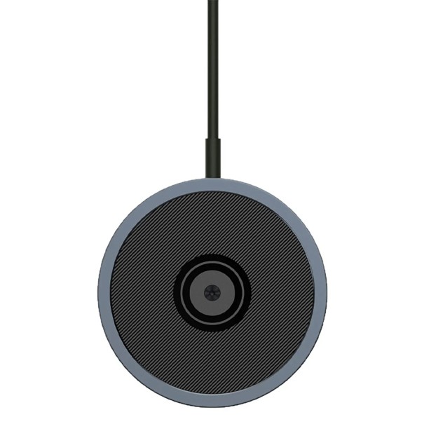 Mus Simulering Mouse Jiggler Ultrathin Rotationsskive Diameter 56 mm Stille drift uden motor USB-A Kabel 1,2 m Grå Modvirker dvale PC 1
