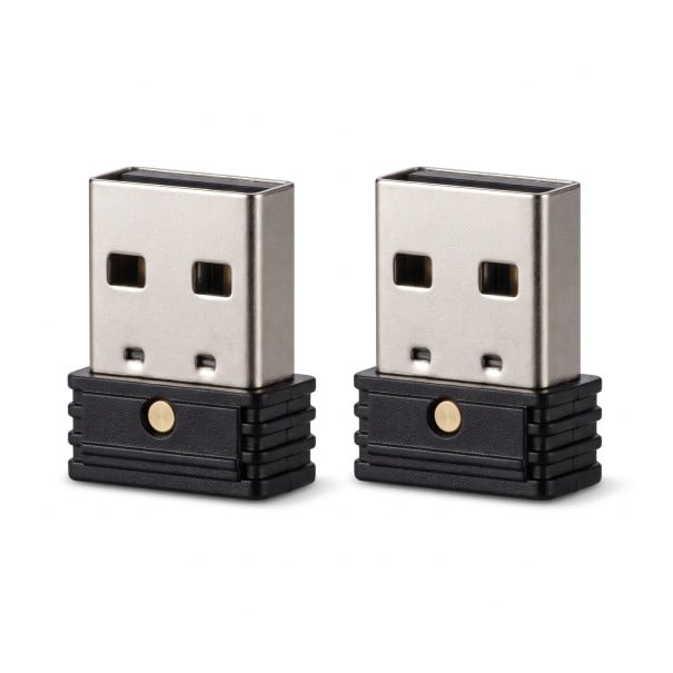 Mus bevægelsessimulator Mouse Jiggler 2 stk USB-A Mini 18,5 x 14 x 6 mm med knap og 3 tilstande Uden drivere Sort mod computersøvning 1