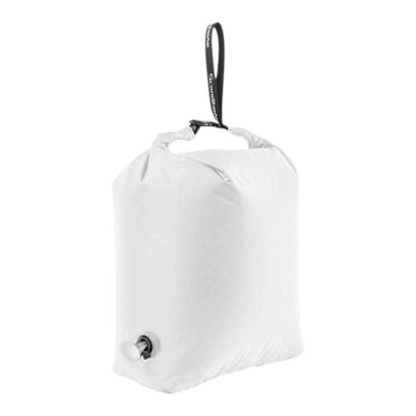 Saco de compressão para roupas tamanho L 42,9 x 61 cm Fecho rolável com fivela e válvula de descompressão Nylon Para viagens branco