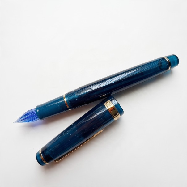 Füllfederhalter JINHAO 82 mit Glasfeder 2 in 1 Iridiumfeder und Konverter Länge 12,3 cm Zum Schreiben und zur Kalligraphie 17