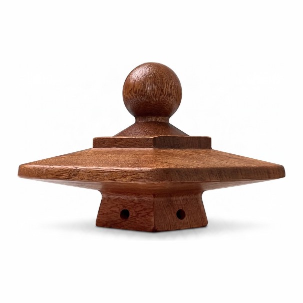 Fumeur en bois pour cocktails et whisky Accessoire pour verre avec prise ronde et ouvertures Pour aromatiser les boissons avec de la fumée marron