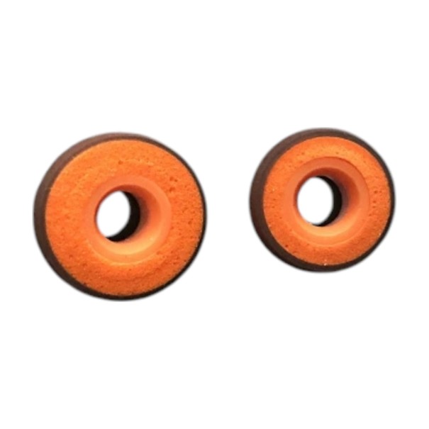 Skumpropper til in-ear høretelefoner Størrelse M Diameter 12,5 mm Hul 4,5 mm Hukommelsesskum og silikone Orange og brun Par med æske 1