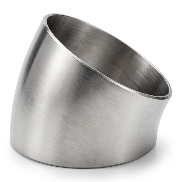 Cotovelo em aço inoxidável 30° 1 unid. Acessório sanitário para soldadura a topo Diâmetro exterior 25 mm Espessura da parede 1,5 mm Aço inox 304 1