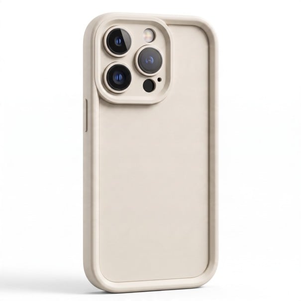 Pouzdro na iPhone 16e Měkký kryt z TPU Matný povrch Ochrana proti nárazům i poškrábání Odolné proti otiskům prstů bílá