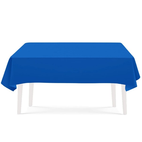 137 x 274 cm Față de masă albastru închis pentru masă Față de masă mare pentru servirea festivă Decorare masă pentru sărbători petreceri întâlniri de familie 1