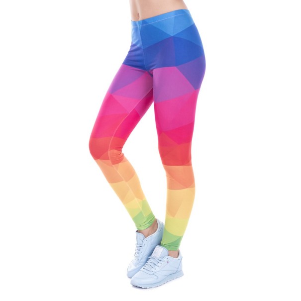 Moderna färgglada leggings för kvinnor 1