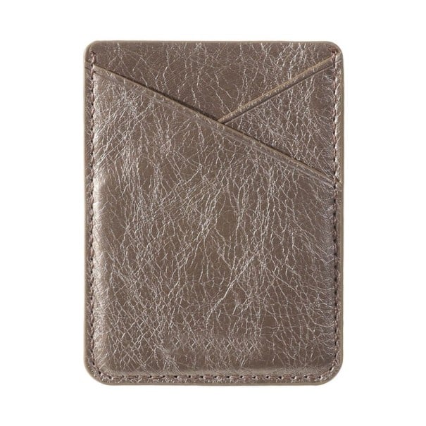 Fodral för kort till mobil med snedskuren framsida och sydda kanter I konstläder Mått 6,5 x 8,5 cm Praktiskt reseaccessoar 2