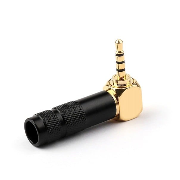 2.5mm Jack Connector 4 Poles black