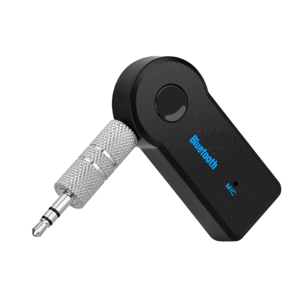2 az 1-ben Bluetooth 5.0 audio adapter vevő és adó 3,5 mm-es jack csatlakozóval autórádióhoz, AUX fejhallgatóhoz, laptophoz, gyors audioátvitelhez, kihangosítóhoz 1