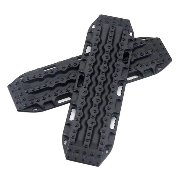 2 bucăți Plăci de tracțiune portabile pentru mașini RC 1:10 și 1:8 133 × 39 mm Plăci auxiliare rezistente pentru recuperarea modelelor negru