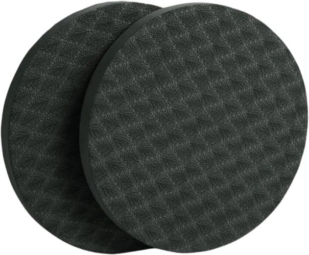 2 db ergonomikus térd- és könyökalátét jóga 18×1 cm TPE anyag puha edzőpad jóga és fitnesz számára fekete