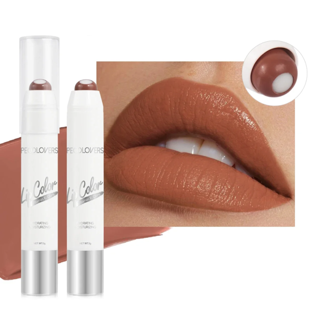 2 en 1 barra de labios mate waterproof y bálsamo hidratante 3 g Maquillaje de larga duración Resistente a las manchas Nutrición y cuidado de los labios 3