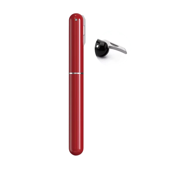 2-in-1-Weinkorkenzieher mit integriertem Kapselschneider Eleganter Öffner mit Nadel zum einfachen Entfernen des Korkens Sichere und praktische Anwendung rot