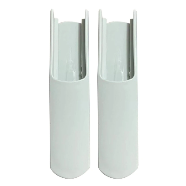 2 ks bezpečnostné protisklzové plastové podložky pod nohy detskej jedálenskej stoličky Stabilná základňa proti kĺzaniu Bezpečné kŕmenie svetlo zelená