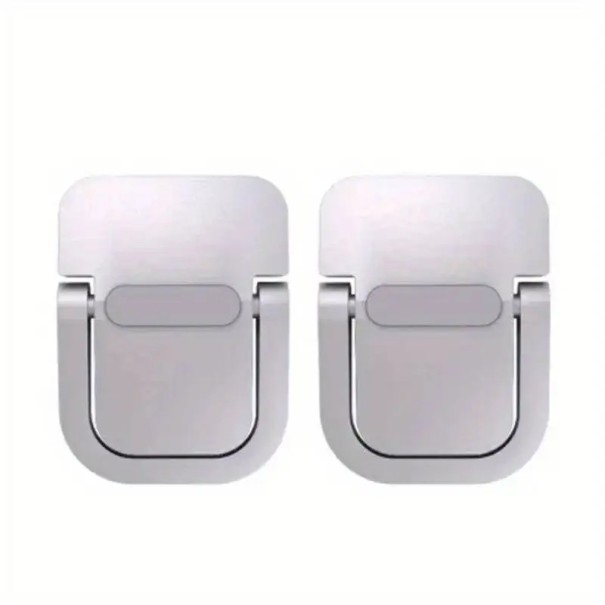 2 ks skladací stojan na notebook alebo klávesnicu, ergonomický držiak 4,2 x 3 cm, prenosný a kompaktný strieborná