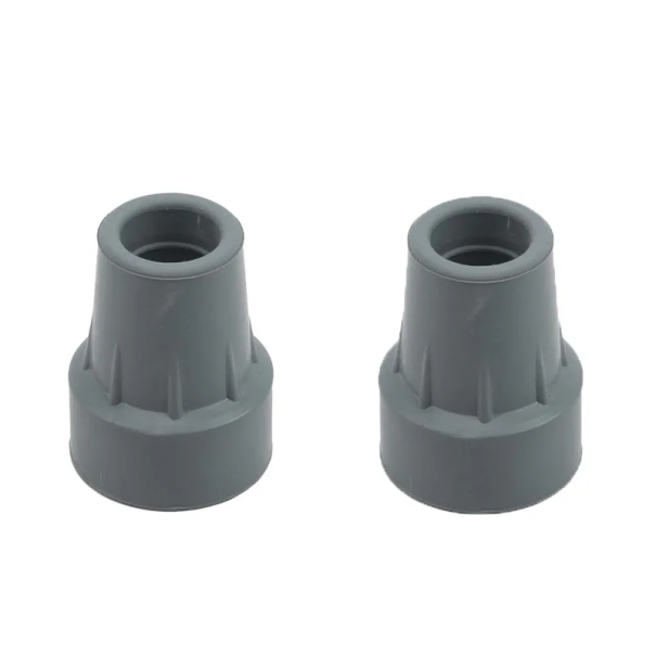 2 pcs embouts en caoutchouc pour bâtons de randonnée 1,9 cm Embouts de rechange durables pour bâtons de marche nordique Embouts antidérapants 5 x 3,8 cm gris