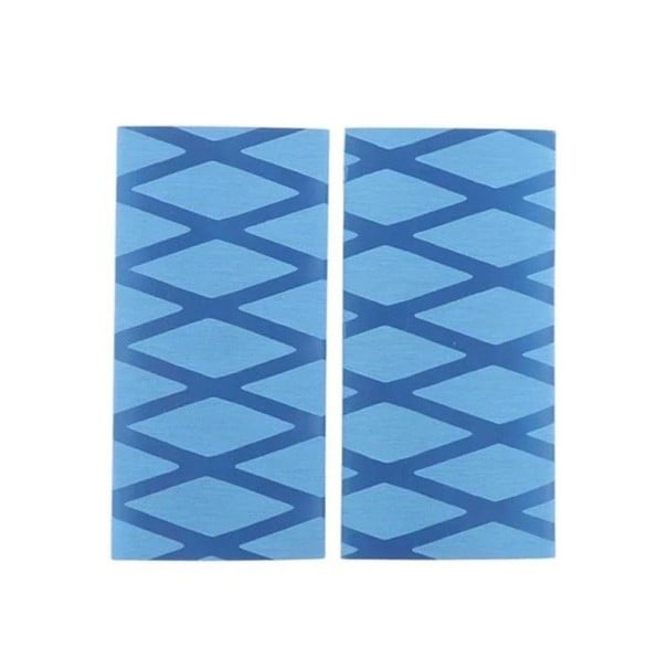 2 pcs universal rubber cover for motorcycle grips 125 x 65 mm Non-slip handlebar cover Heat shrinkable grip sleeve blue