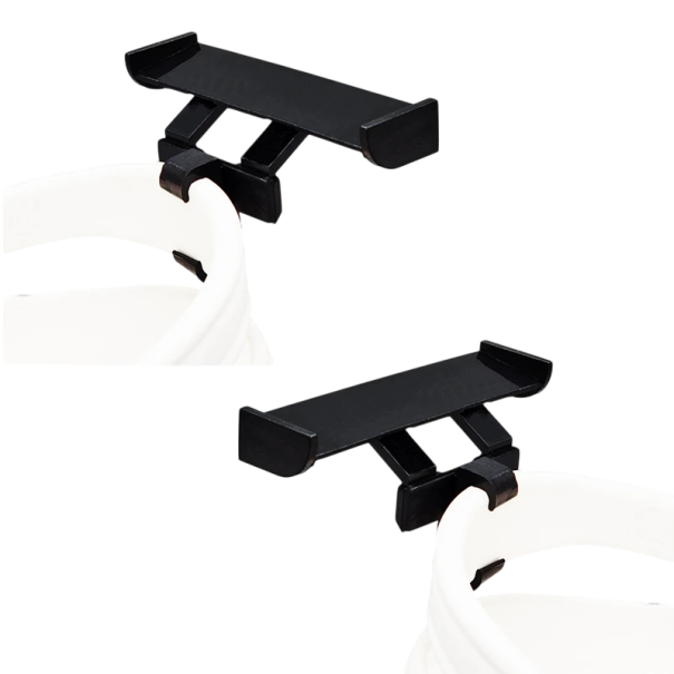 2 pezzi clip per decorazione scarpe Fermagli metallici per decorazione scarpe Accessori alla moda per scarpe Fibbia per scarpe Decorazioni intercambiabili per scarpe nero