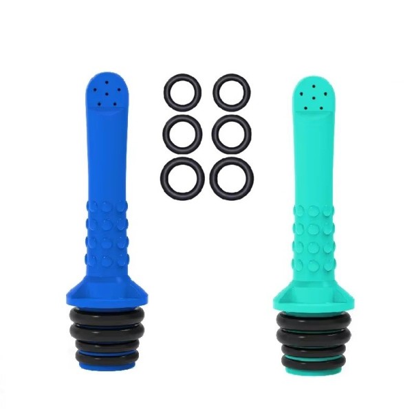 2 szt. Przenośny bidet z rozpylaczem Mini bidet podróżny kompatybilny z butelkami Ekologiczny higieniczny nasadek na toaletę dla seniorów i opieki domowej 1