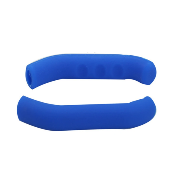 2 uds Funda de gel para la palanca de freno o caballete de patinete eléctrico 1,5 x 8 cm Funda protectora de PU contra daños y desgaste azul