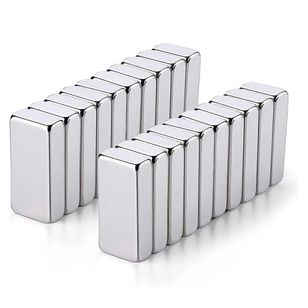 20 ks super silné neodymové obdélníkové magnety 20 x 10 x 3 mm Silné magnety pro nábytek Modely Techniku Dílna Řemesla Výrobu Dekorace DIY projekty 1