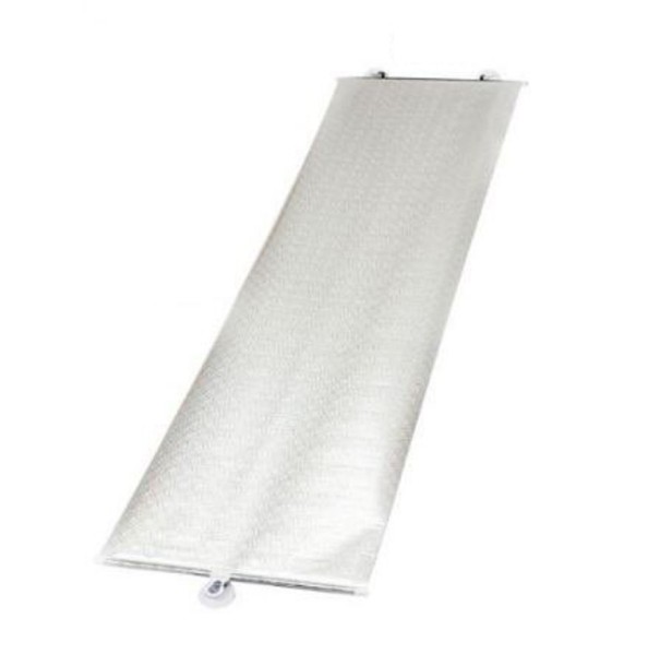 Rullgardin mot solen för bil Skuggande rullgardin med hölje och sugkoppar Silvermönstrad yta Snabbt drag över fönstret 68 x 125 cm