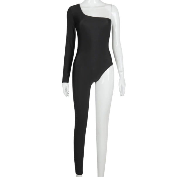 Asymmetrisk jumpsuit för kvinnor B857 S