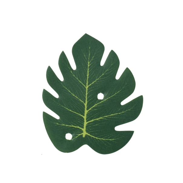 24 pcs Artificial Tropical Palm Leaves 8x10 cm Table Decoration Jungle Safari Summer Hawaiian Weddings Birthdays Parties Home Decor 1