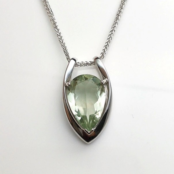 Damhalsband med ametist G654 1